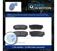 Brake Pads Set fits SSANGYONG TURISMO Mk2 2.0D Rear 2013 on D20DTR Blue Print