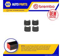 Brake Pads Set fits SUBARU BRZ 2.0 Rear 2012 on FA20D Brembo 26696FE000 Quality
