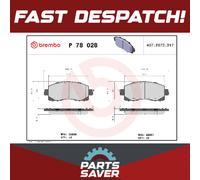 Brake Pads Set fits SUBARU FORESTER 2.5 Front 2018 on Brembo 26296AN00A Quality
