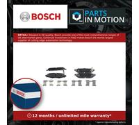 Bosch BP1366 - Brake Pads Car Rear Axle - Bosch Quality - Reduced Noise and Dust - ECE-R90 Certified - Copper-Free - 1 Set of 4 Pads