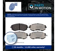 Brake Pads Set fits SUBARU LEGACY 2.0 Front 03 to 15 Blue Print 26296AE160 New