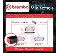 BREMBO P 78 013X Brake pad set