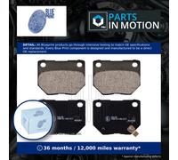 Brake Pads Set fits SUBARU IMPREZA 2.5 Rear 05 to 08 EJ255 Blue Print 26696FA000