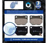 Brake Pads Set fits SUBARU IMPREZA 2.5 Rear 05 to 08 EJ255 Blue Print 26696FA000