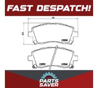BREMBO P 78 010X Brake pad set