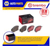 Brake Pads Set fits SUBARU IMPREZA GR, GRF 2.5 Front 2008 on EJ257 Brembo New