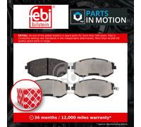 Febi Bilstein 16643 Disc Brake Brake Pad Set Fits Subaru Impreza 2.0 i R AWD