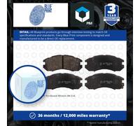 Blueprint ADS74206 Disc Brake Brake Pad Set Front Fits Subaru Impreza Legacy