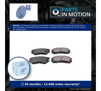Brake Pads Set fits SUBARU LEGACY BG 2.5 Front 96 to 98 EJ25D Blue Print Quality