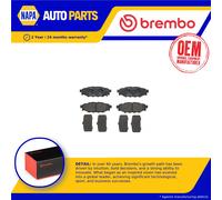 Brake Pads Set fits SUBARU OUTBACK BP9, BR, BR9 2.5 Rear 2003 on Brembo Quality