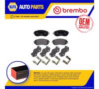 Brake Pads Set fits SUBARU OUTBACK BR, BR9 2.5 Front 2010 on Brembo 26296AJ02A