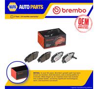 Brake Pads Set fits SUBARU OUTBACK BRD 2.0D Rear 2008 on EE20Z Brembo 26696AG010