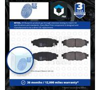 BLUE PRINT ADS74233 Brake pad set