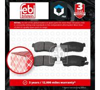 Brake Pads Set fits SUZUKI ALTO AMF310 1.0 Front 2009 on K10B 04465B1170 Febi