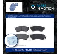 Brake Pads Set fits TATA INDIGO 1.4D Front 2003 on 475DL Blue Print 270242100155