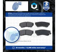 Brake Pads Set fits TATA INDIGO 1.4D Front 2003 on 475DL Blue Print 270242100155