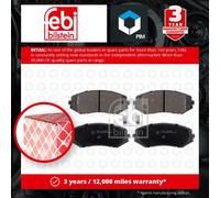 Brake Pads Set fits SUZUKI GRAND VITARA Mk2 1.9D Front 05 to 15 5520065J00 Febi