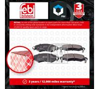Brake Pads Set fits SUZUKI IGNIS RM415 1.5 Front 2003 on M15A 5520083840 Febi