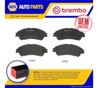 Brake Pads Set fits SUZUKI S-CROSS 1.4 Front 2022 on K14D Brembo 55200D66Y00C000
