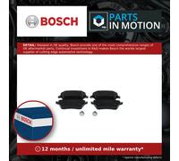 Bosch BP936 - Brake Pads Car Front Axle - Bosch Quality - Reduced Noise and Dust - ECE-R90 Certified - Copper-Free - 1 Set of 4 Pads - With Accessories