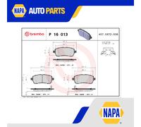 Brake Pads Set fits SUZUKI SWIFT 1.2 Front 2010 on Brembo 5581052R20 Quality New