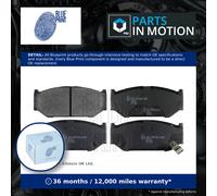 Brake Pads Set fits SUZUKI SWIFT 1.2 Front 2010 on K12B Blue Print 5581071L02