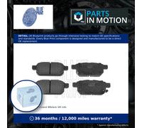 ADL ADK84238 BRAKE PAD SET DISC BRAKE Rear
