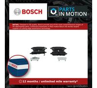 Bosch BP1211 - Brake Pads Car Front Axle - Bosch Quality - Reduced Noise and Dust - ECE-R90 Certified - Copper-Free - 1 Set of 4 Pads