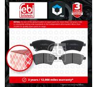 Febi Bilstein 16658 Disc Brake Brake Pad Set Fits Suzuki SX4 S-CROSS 1.6 '13-'22