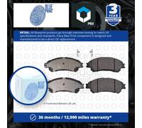 Brake Pads Set fits SUZUKI SX4 1.6D Front 2013 on D16AA Blue Print 5581061M00