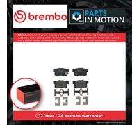 Brake Pads Set fits SUZUKI SX4 1.6D Rear 2007 on 9HX Brembo 5580080J02 Quality