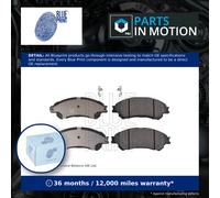 Brake Pads Set fits SUZUKI SX4 1.6D Front 2013 on D16AA Blue Print 5581061M00