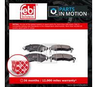 FEBI BILSTEIN 16387 Brake pad set