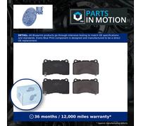 Brake Pads Set fits TESLA MODEL S 5YJS Front 2012 on Blue Print 105506600B New