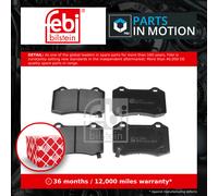 Brake Pads Set fits TESLA MODEL S 5YJS Rear 12 to 16 105506800B 106833100B Febi