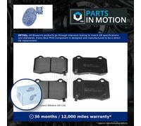 Brake Pads Set fits CHEVROLET CAMARO 6.2 Rear 2009 on Blue Print 25940439 New