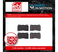 Febi Bilstein Front Disc Brake Pad Set 116151 - Fits Vauxhall Insignia 2.8 VXR