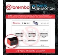 Brake Pads Set fits TOYOTA 4RUNNER 3.0D Front 93 to 02 1KZ-T Brembo 0446504010