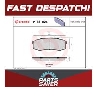 Brake pads P 83 024 BREMBO for TOYOTA MITSUBISHI