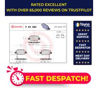 Brake Pads Set fits TOYOTA AURIS NRE150 1.33 Rear 09 to 12 1NR-FE Brembo Quality