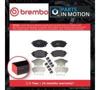 Brake Pads Set fits TOYOTA AURIS NRE180 1.3 Front 12 to 18 1NR-FE Brembo Quality
