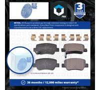 Brake Pads Set fits TOYOTA AVENSIS 2.0D Rear 08 to 18 Blue Print 04466YZZE5 New