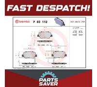 Brake Pads Set fits TOYOTA AVENSIS ADT271 2.2D Rear 08 to 18 Brembo 0446605040