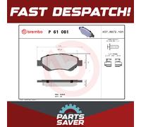 Brake Pads Set fits TOYOTA AYGO 1.0 Front 2005 on 1KR-FE Brembo 044650H010 New