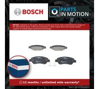 Brake Pads Set fits TOYOTA AYGO 1.0 Front 2005 on 1KR-FE Bosch 044650H020 New