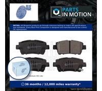 Blue Print Front Brake Pad Set ADT342105 Fits Toyota Yaris VVTi - Set of 4