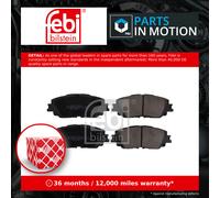 FEBI BILSTEIN 180224 Brake pad set