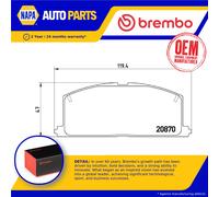 Brake Pads Front With Anti-Squeak Plate Fits Toyota Camry Carina Celica MR2