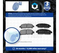 Brake Pads Set fits TOYOTA MR2 SW2, SW20 2.0 Front 89 to 00 Blue Print Quality
