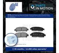Brake Pads Set fits TOYOTA MR2 SW2, SW20 2.0 Front 89 to 00 Blue Print Quality